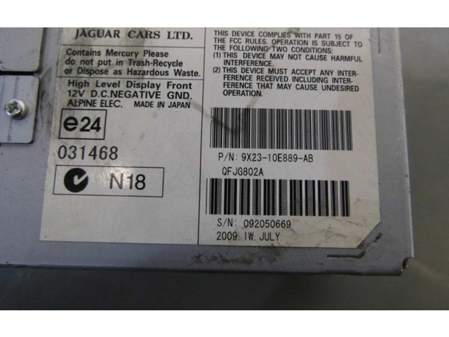 Дисплей 9X2310E889AB Jaguar XF X250