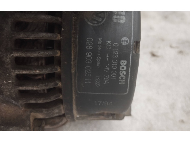 Генератор 0123310001, 028903025H   Volkswagen Golf III      