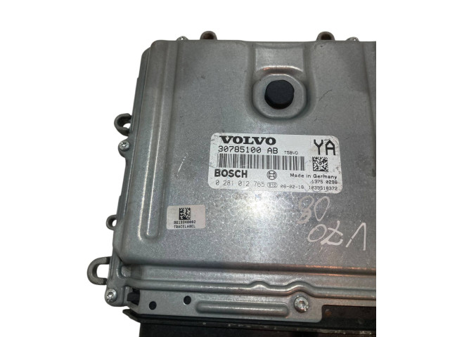 Блок управления двигателя 30785100, 30785100AB   Volvo V70