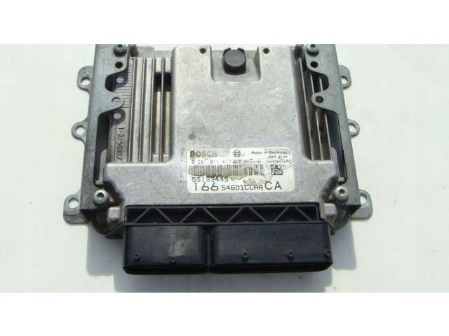 Блок управления двигателя 0281011417 Alfa Romeo 166