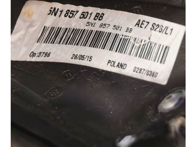 Zpětné zrcátko  Volkswagen Tiguan 2013  5N1857501BB, AE7S26L1  