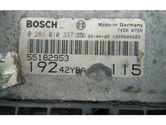 Řídící jednotka 55182953, 43354 Fiat Stilo 2002