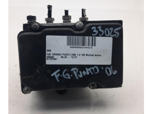 Pojistková skříňka Блок ABS 51787091 Fiat Punto (199) 2006