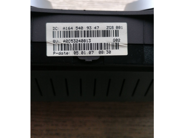 Панель приборов A1645409347, A2C53240813   Mercedes-Benz ML W164       