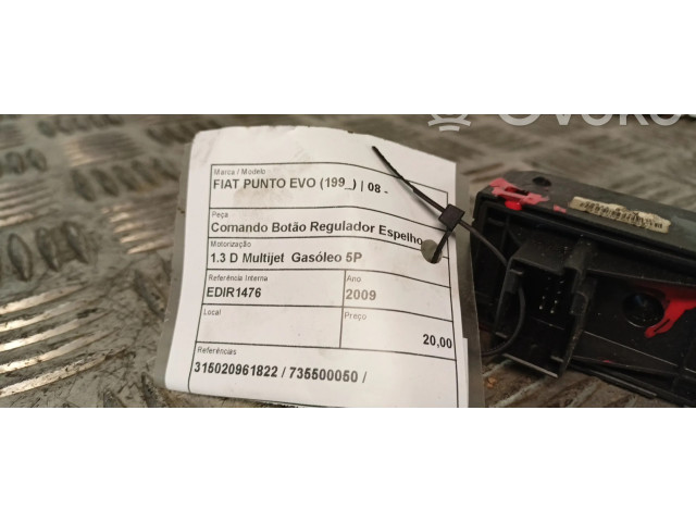 Zpětné zrcátko Fiat Punto Evo 315020961822