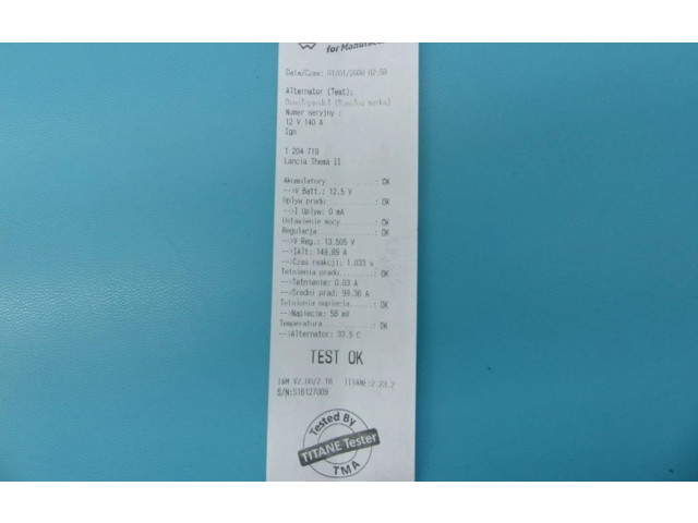 Генератор 104210-6592, IMPRK1204719 Lancia Thema