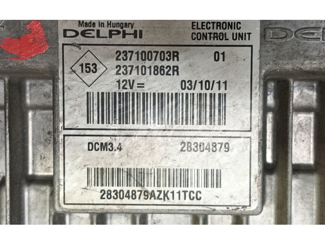 Блок управления двигателя 237101862R, 237100703R Dacia Logan II