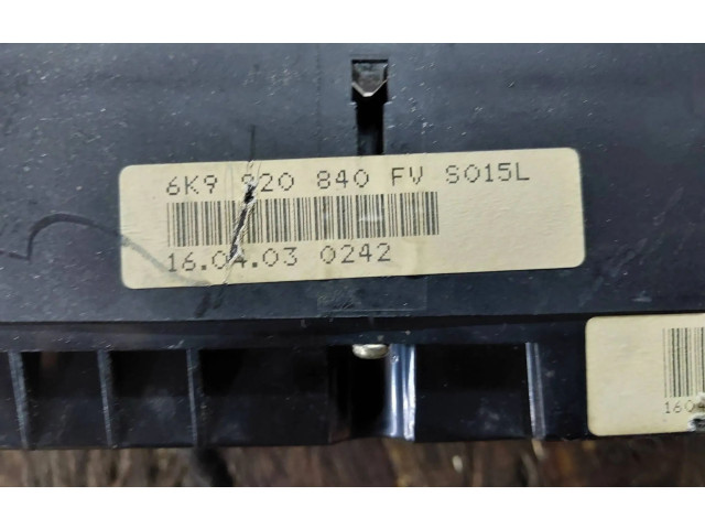 Přístrojová deska Volkswagen Caddy 1997 6K9920840FV, S015L