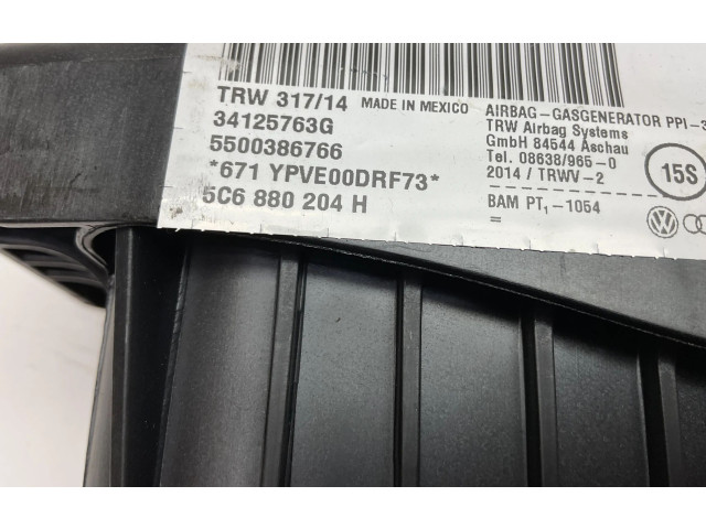 Подушка безопасности пассажира 5C6880204H Volkswagen Jetta VI