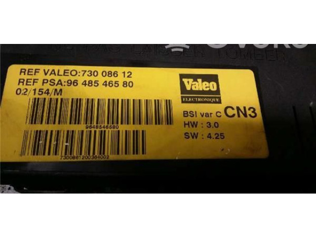 Блок предохранителей 9648546580, BSICN3 Citroen Xsara