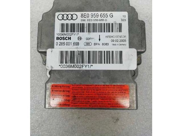 Блок подушек безопасности 8E0959655G, 0285001668 Audi A4 Allroad
