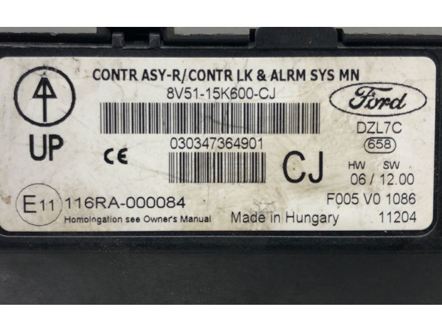 Блок комфорта 8V51-15K600-CJ Ford Fiesta