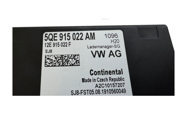 Блок управления 5QE915022AM, 12E915022F   Volkswagen e-Golf