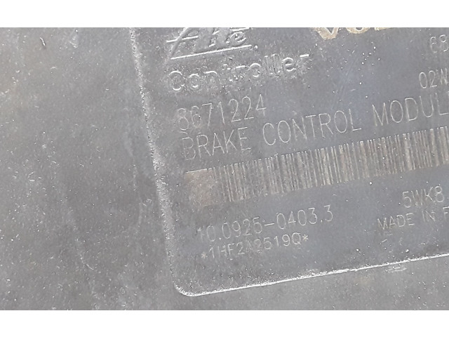 Блок АБС P08671225, 8671224   Volvo  V70  2000 - 2004 года