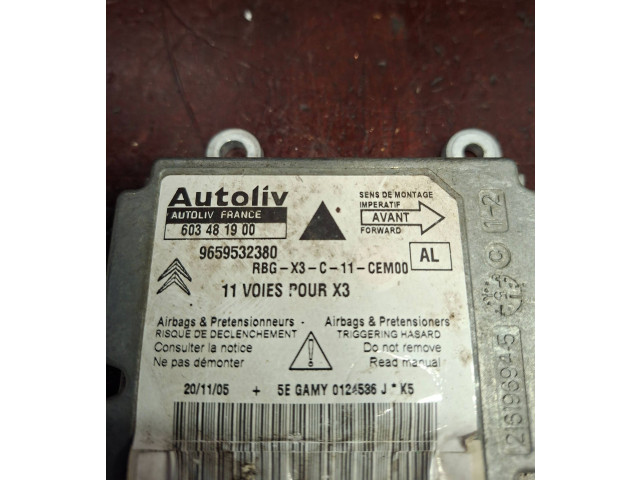 Блок подушек безопасности 603481900, 9659532380   Citroen C5