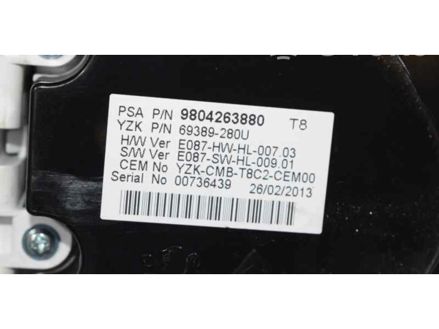 Панель приборов 9805170680, 9804263880   Peugeot 3008 I       