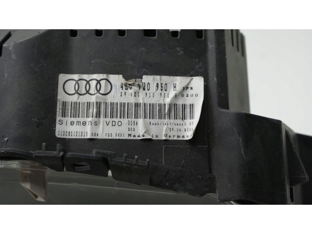 Přístrojová deska Audi A8 S8 D3 4E 2004 4E0920950H, 5901101043019