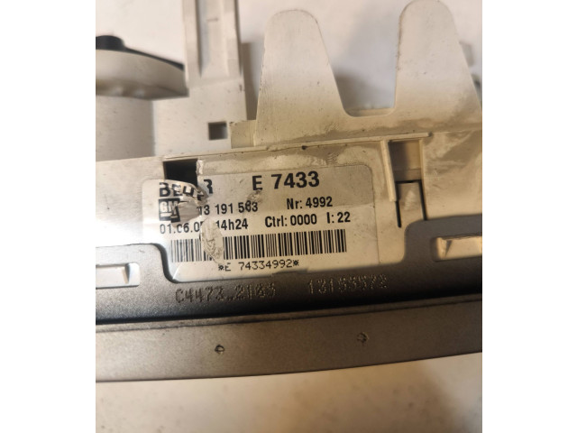 Блок управления климат-контролем 13191563 Opel Meriva A