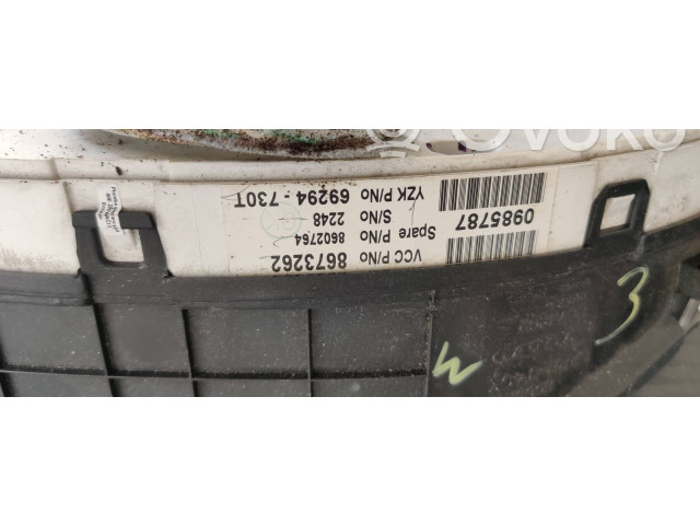 Панель приборов 8673262, 8602764   Volvo S60       