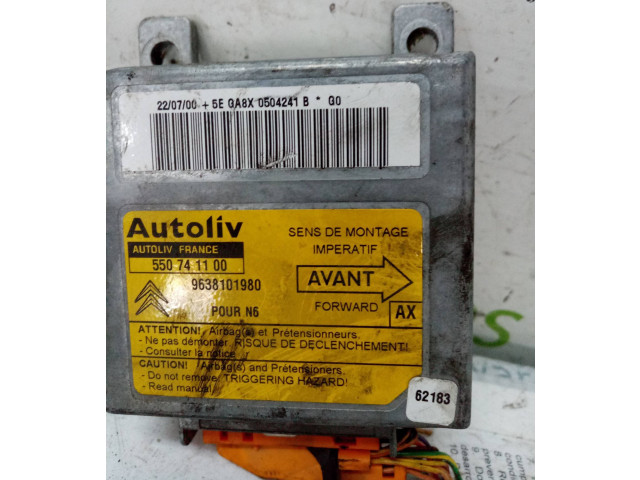 Блок подушек безопасности 9638101980 Citroen Xsara