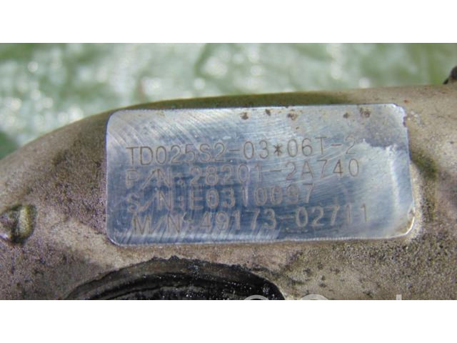 Turbodmychadlo Турбина 4917302711   Hyundai i20 (PB PBT) 1.4  