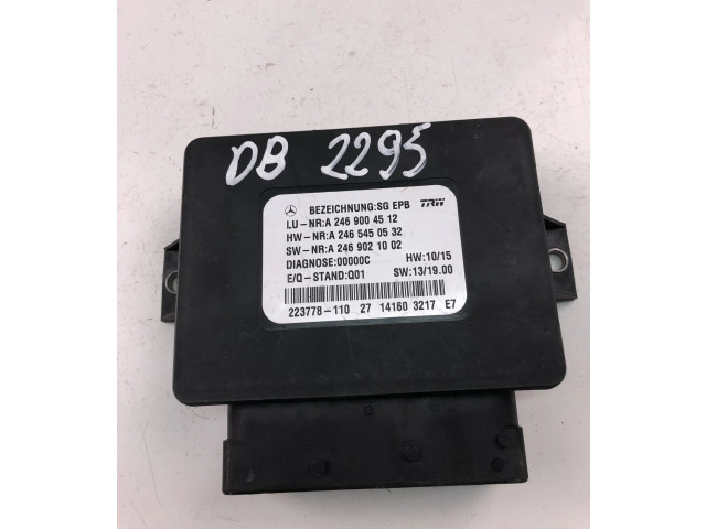 Блок управления A2469004512 Mercedes-Benz A W176