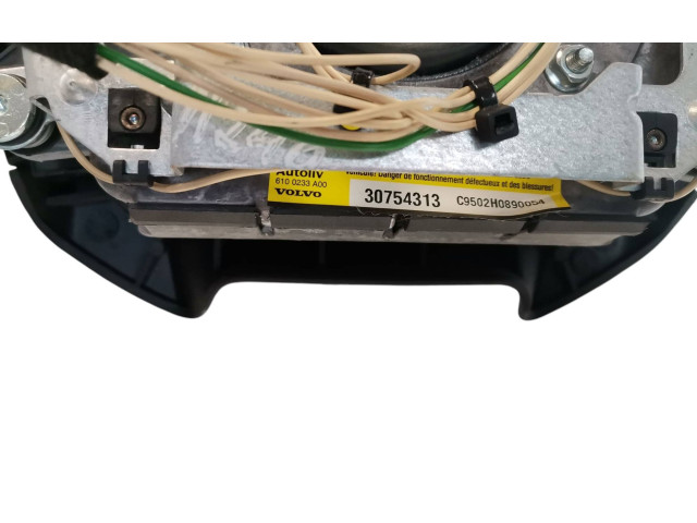 Подушка безопасности водителя 30754313, 6100233A00 Volvo V70