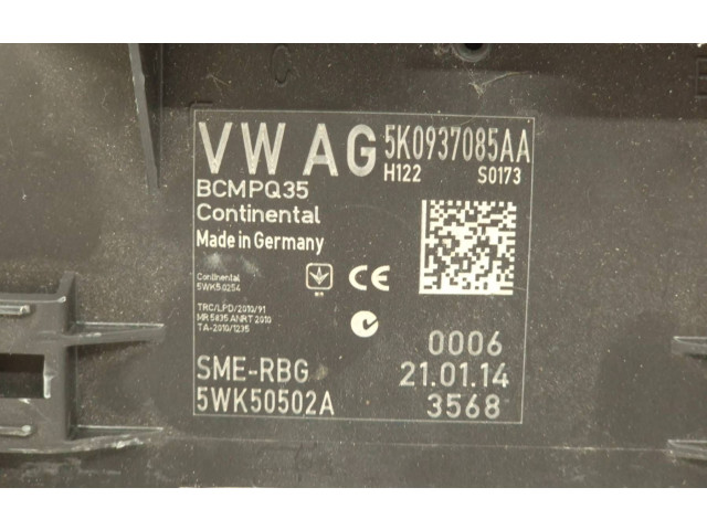 Блок комфорта 5K0937085AA, 5WK50502A Volkswagen Caddy