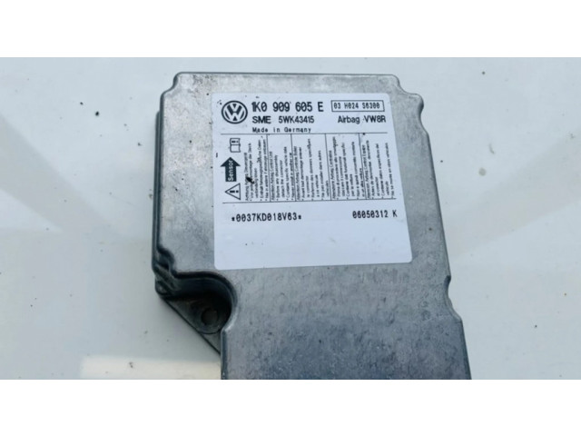 Блок подушек безопасности 1k0909605e, 5wk43415 Volkswagen Jetta V