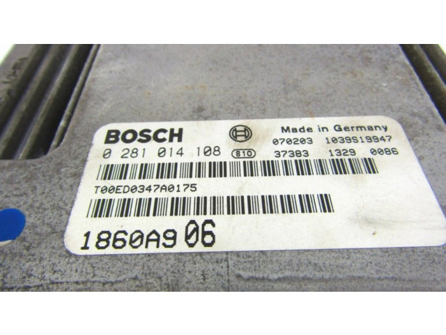 Блок управления двигателя 1860A906, 0281014108 Mitsubishi Outlander