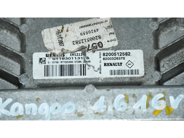 Řídící jednotka 8200512582 Renault Kangoo II 2008