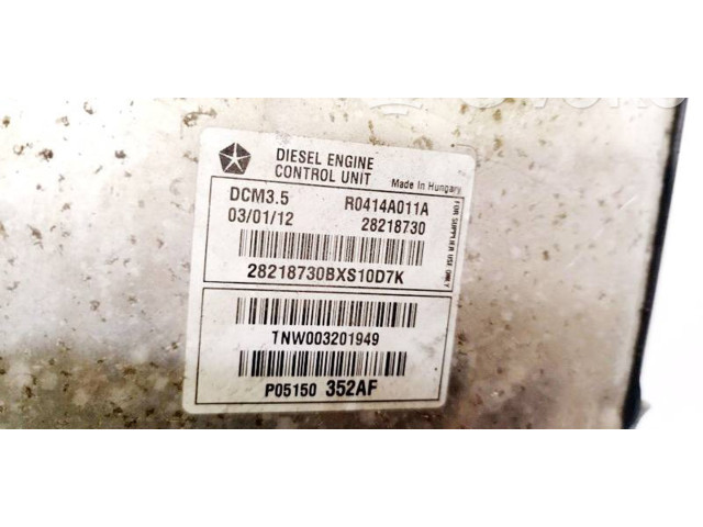 Блок управления двигателя R0414A011A, 28218730   Jeep Compass