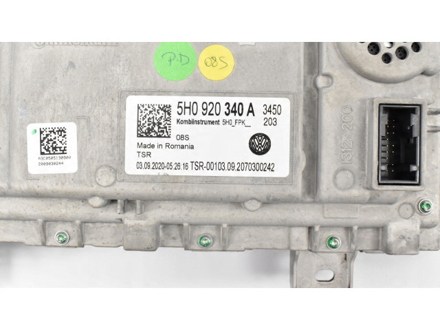 Přístrojová deska Volkswagen Caddy 2018 B8A6898844FF, 5H0920340A