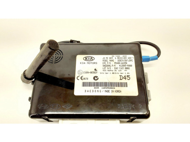 Блок комфорта 95400A2450, 4C2885R000 KIA Ceed