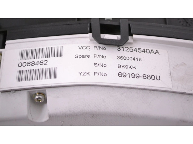 Přístrojová deska Volvo S80 2007 36000416, 31254540AA