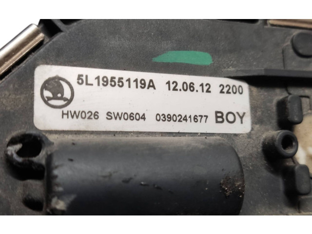 Моторчик дворников 5L1955119A, 0390241677 Skoda Yeti (5L)