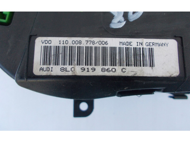 Панель приборов 8L0919860C, 149999 Audi A3 S3 8L