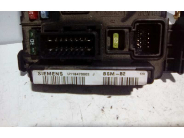 Pojistková skříňka Řídící jednotka BSM U118470002J, 9650618580 Citroen Berlingo 2007