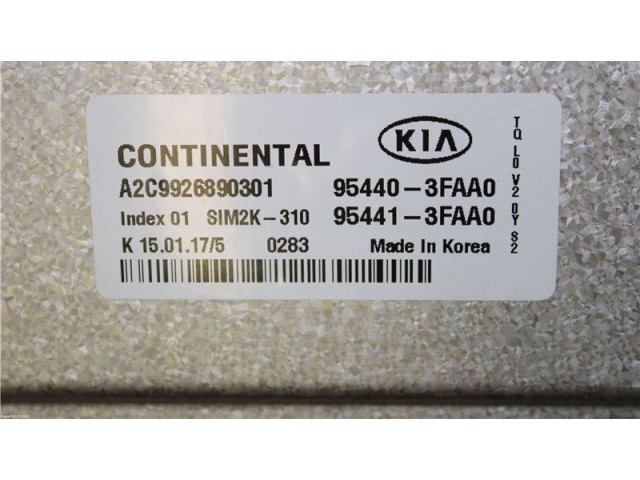 Блок управления коробкой передач 954403FAA0, A2C9926890301   KIA Sportage