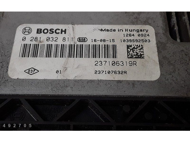 Блок управления двигателя 237106319r, 0281032811 Dacia Logan II