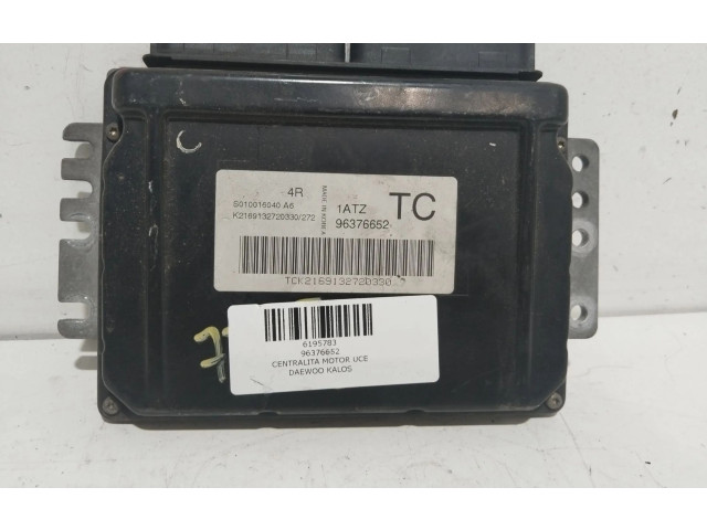 Блок управления двигателя 96376652, S010016040A6 Daewoo Kalos
