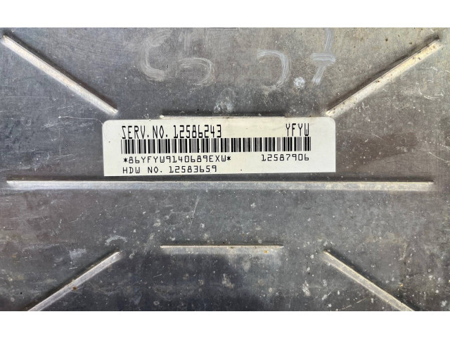 Блок управления двигателем Блок управления 12583659 Chevrolet Corvette C5
