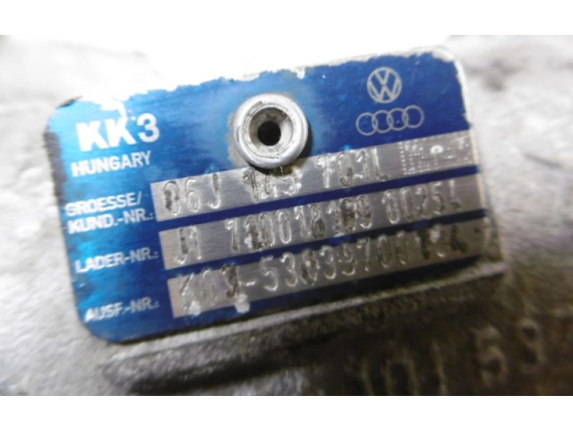 Турбина Skoda Octavia Mk2 (1Z) 06J145701L, 06J145701L для двигателя BZB