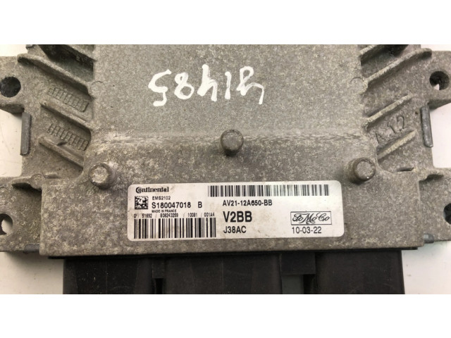 Блок управления AV2112A650BB   Ford Fiesta
