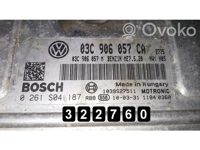 Řídící jednotka 03C906057CA Seat Ibiza IV (6J,6P) 2010
