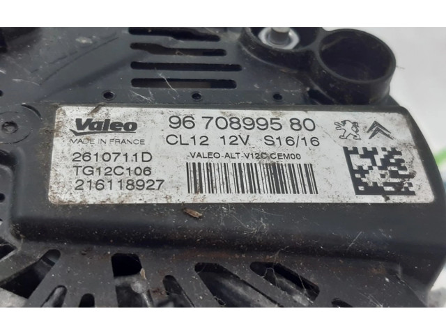 Генератор 9670899580, 1608064580 Peugeot 2008 I
