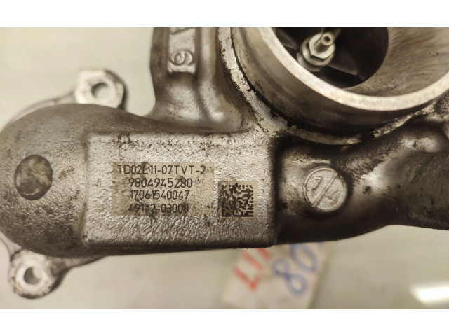 Turbodmychadlo Турбина TD02L1107TVT2, 9804945280 Citroen Berlingo