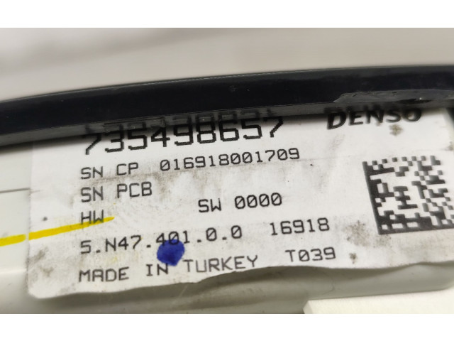 Блок управления климат-контролем 735498657 Opel Combo D