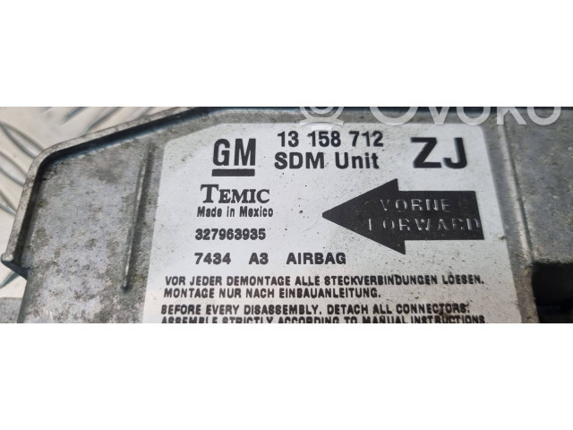 Блок подушек безопасности 327963935, 7434A3 Opel Meriva A