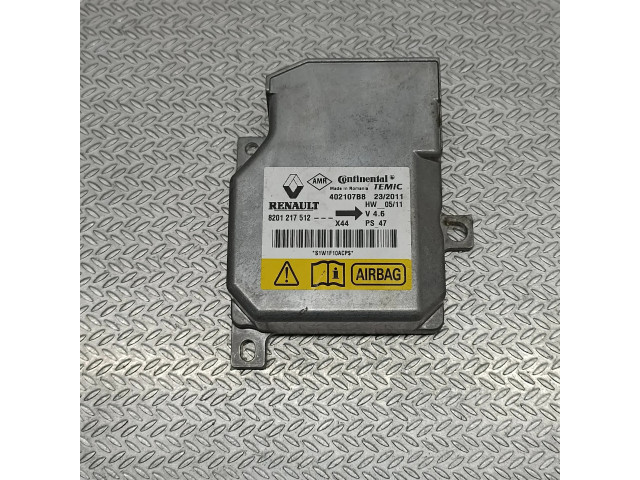 Блок подушек безопасности 8201217512, 402107B8 Renault Twingo II